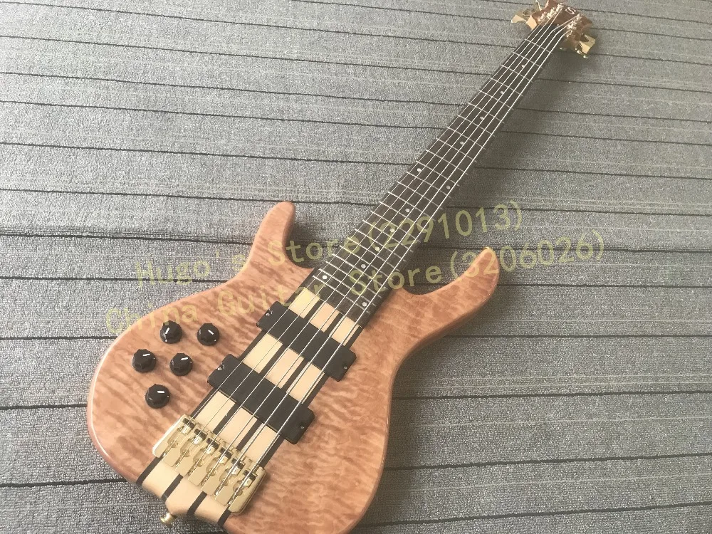 

in stock left handed 6 strings smith bass guitar;free shipping