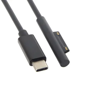 

10pcs/lot 1.8m USB 3.1 Type C USB-C DC 12-15V to Surface Pro3 Pro4 Pro5 Pro6 Book Charge Cable