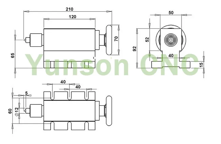 live center tailstock drawings ali