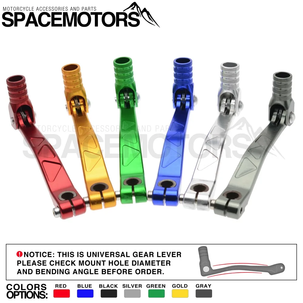 

50-250cc Motorcycle Gear Lever Shifter for Motocross Dirt Bike ATV CNC Aluminum Changer Universal for CRF TTR CR YZ tuning parts