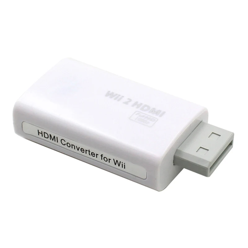 HDMI конвертер для wii белый Full HD 1080P wii для HDMI wii 2HDMI адаптер