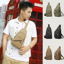 Мужская Холщовая Сумка-слинг рюкзак через плечо грудь цикл ежедневный путешествия