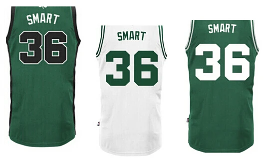 Marcus Smart jersey number 36 green 