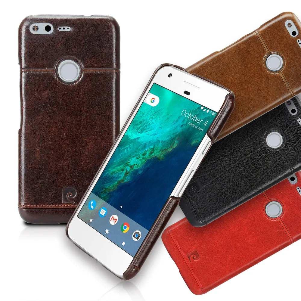 

Pierre Cardin Vintage Genuine Leather Phone Case For Google Pixel XL Hard Back Case Cover For Google Pixel Pouch Discount Price