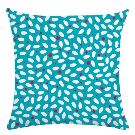 Скандинавский Стильный чехол для подушки с геометрическим рисунком с цветочным принтом шелковая подушка чехол Гостиная Диван Декоративные диванные подушки Чехол - Цвет: Cushion cover6