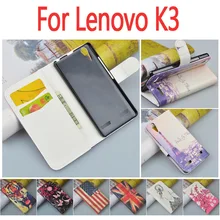 Luxury Leather case for Lenovo K3 A6000 A6010 flip cover housing for Lenovo A 6000 A