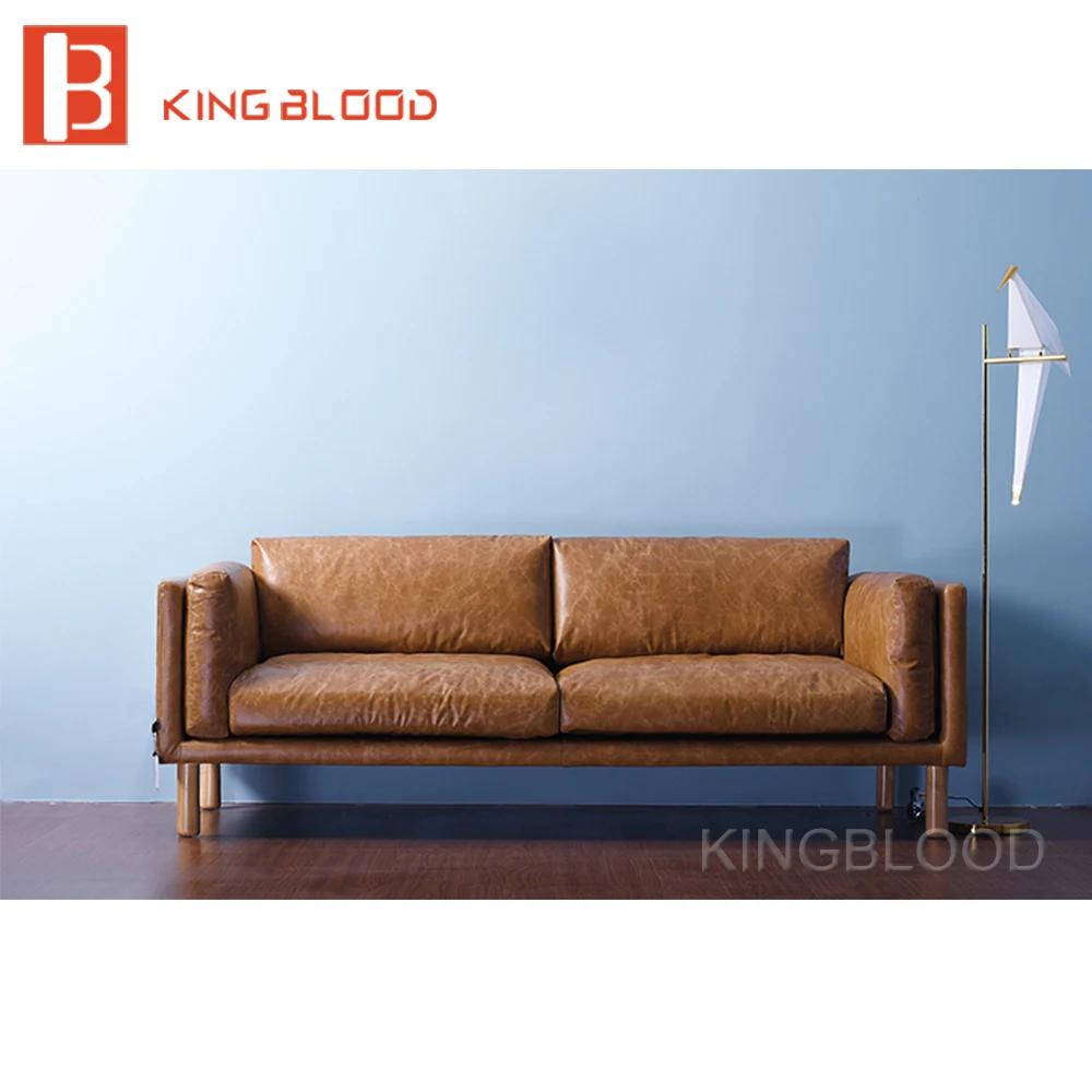 2017 Desain BARU Ruang Tamu Furniture Model Baru Kulit Sectional
