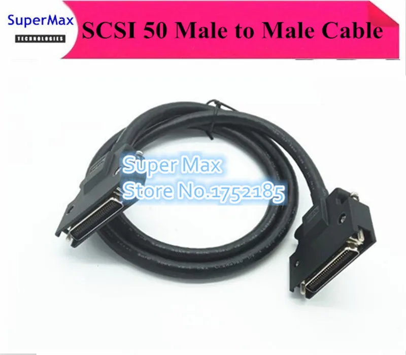 

SCSI50 SCSI 50PIN SCSI 50 Male to Male Signal Terminal Breakout Connector Date adapter wire Cable CN Type Capture card line #28