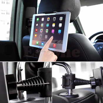 360 Degree Car Back Seat Headrest Mount Holder for iPad mini/1/2/3/4/Air Galaxy Tablet #R179T# Drop shipping