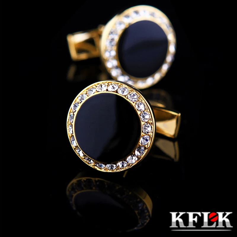 KFLK font b Jewelry b font french shirt cufflink for mens Brand designer Cuffs link Button