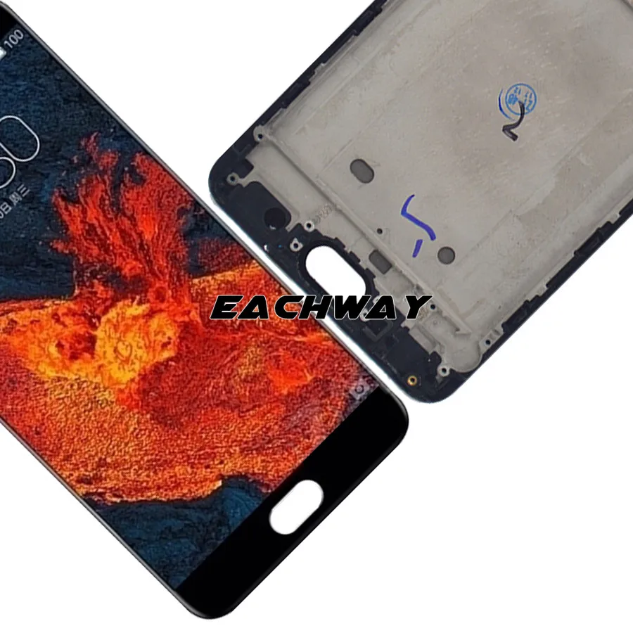 5,7 ''Meizu pro 6 plus ЖК-дисплей+ сенсорная панель дигитайзер с рамкой Белый/Черный