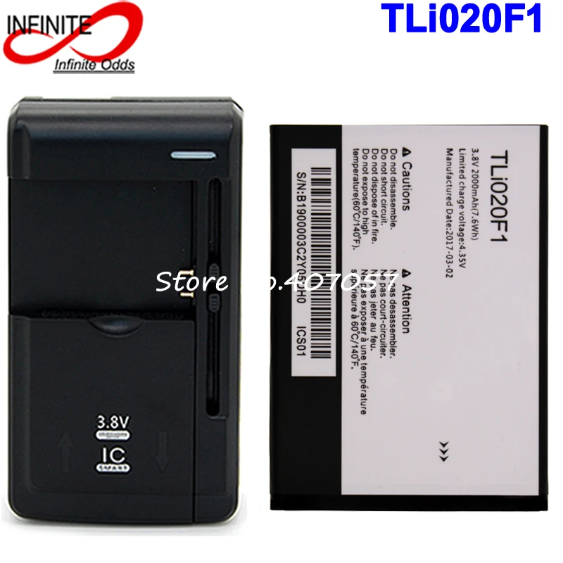 2000mah TLI020F1 Battery for TCL J720T J726T Alcatel One Touch Pop 2