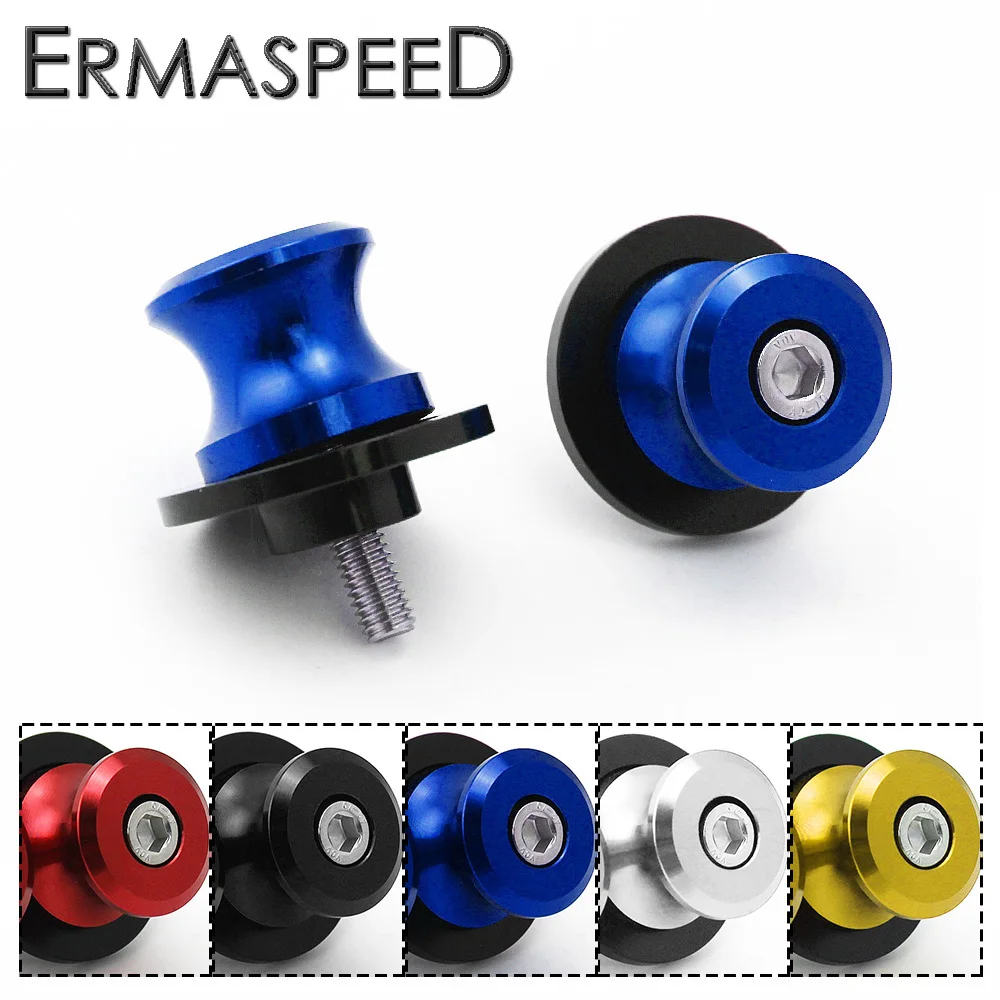Pair Motorcycle Swingarm Spools Sliders Stand Screws 8mm M8 for BMW S1000RR HP4 2010-2015 S1000R 2014-2015 S1000XR 2015-2016