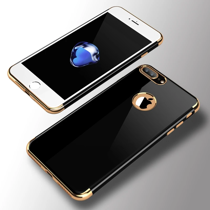 Roybens Luxury Jet Black Original Phone Cases for iPhone 7