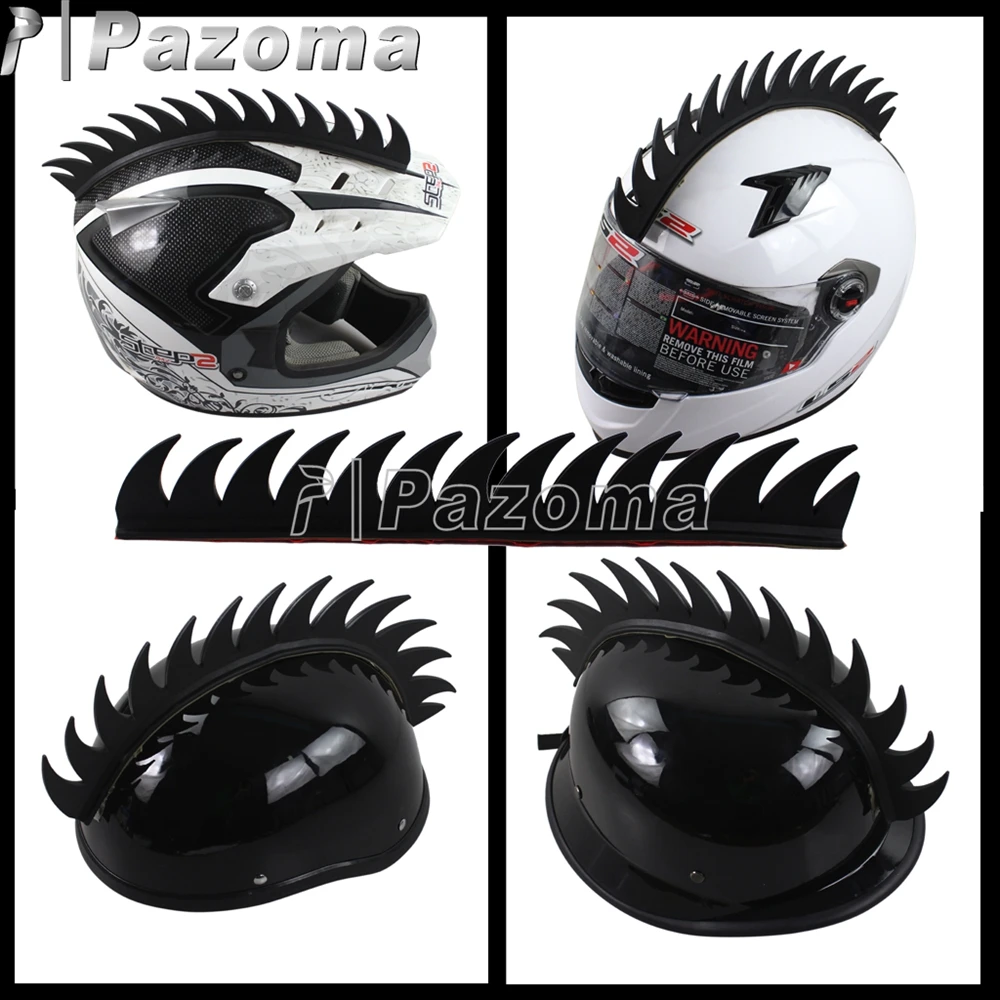 Black Motorcycle Helmet Sticker Warhawk Spikes Mohawks Dirt Bike 3m Rubber Stickers Decals Dirt Bike Stickers Decals 3m Decalsdirt Bike Decal Aliexpress