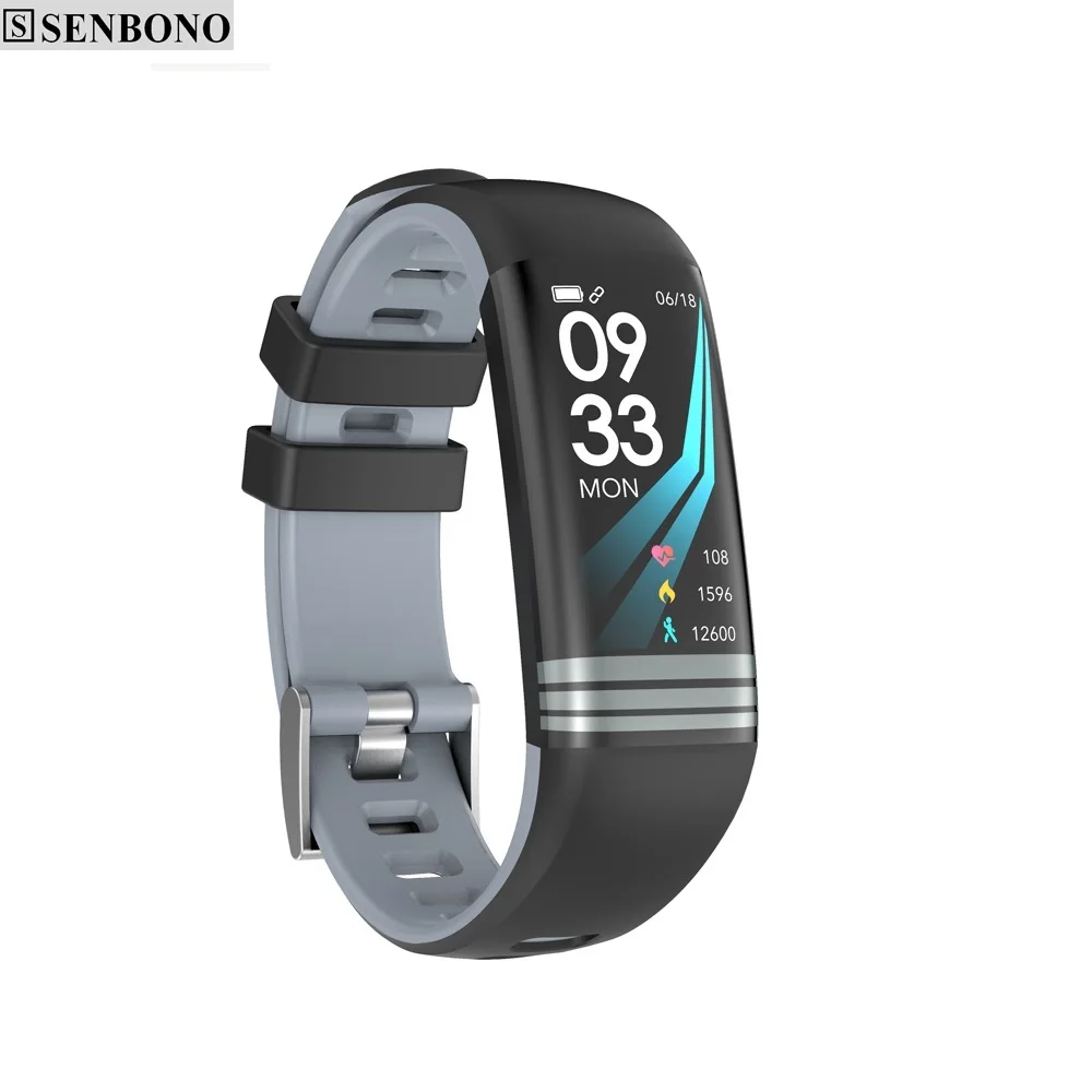 

SENBONO G26s Fitness Bracelet Color Screen Waterproof Heart Rate Smart Band Blood pressure oxygen Tracker wristband PK mi band 3