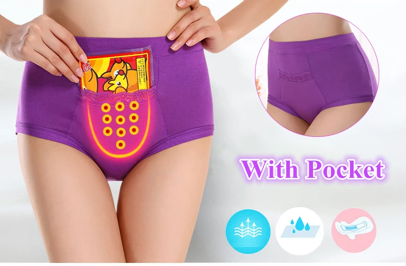 3 Pieces/Set Women Menstrual Panties High Waist Female Period Underwear Big Size Lengthen Physiological Leakproof Ladies Briefs