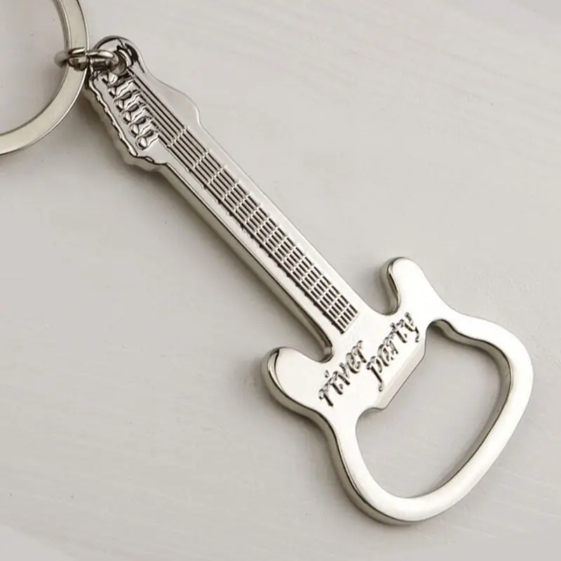 Guitar Design Gift Zinc Alloy Beer Guitar Bottle Opener