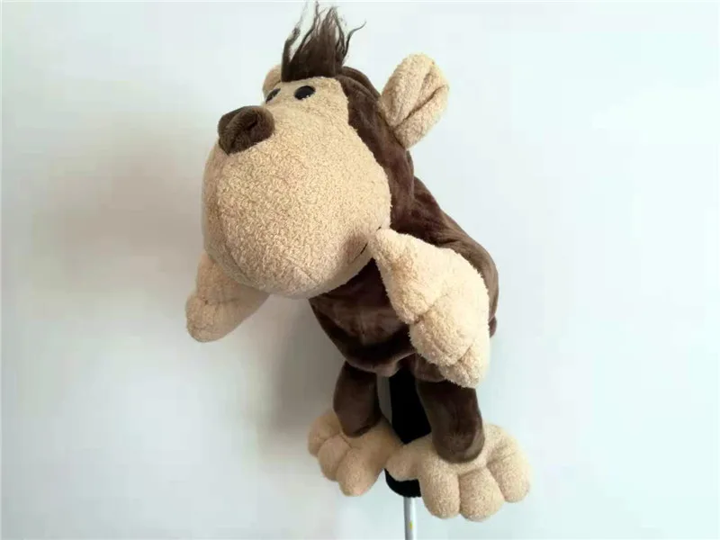 Monkey Новинка, много чехлов для головы для гольфа с животными, № 1, чехлы для головы водителя, высокое качество, забавные пылезащитные#1 деревянные Чехлы для клюшек для гольфа - Цвет: Monkey
