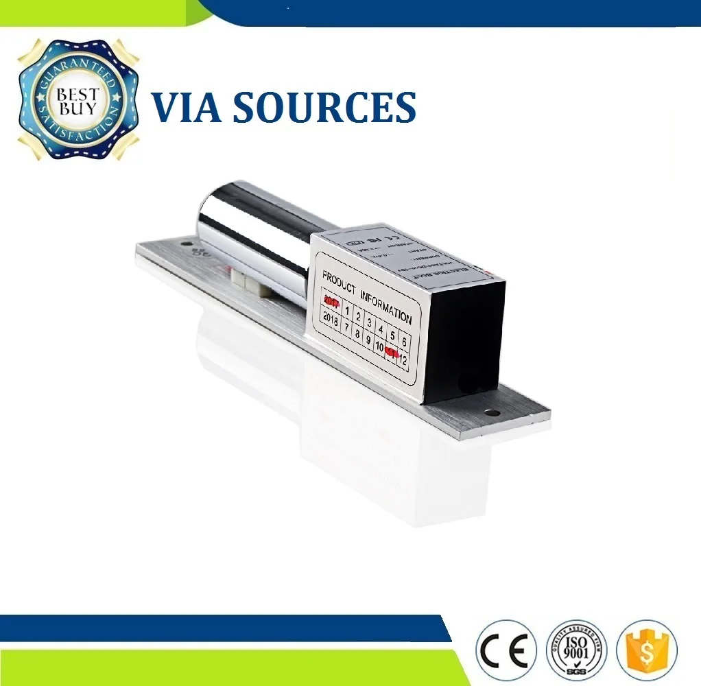 

Free Shipping Electric Bolt Locks for Aluminum Doors Access Control System Lock Stainless Steel Biometric Fail Safe Simple