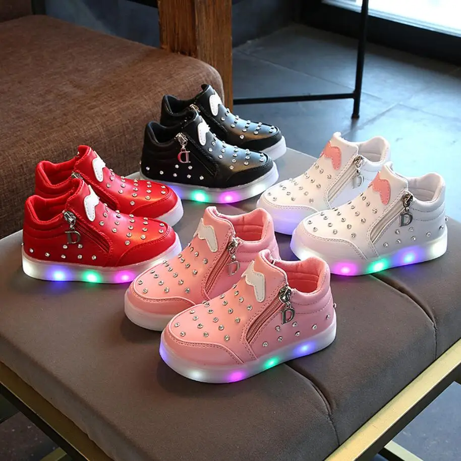 Ne Cute Lovely Princess Boys Girls Boots Cartoon Children Shoes Casual Fashion LED Light Baby Kids Sneakers Ne Cute Lovely Princess Boys Girls Boots Cartoon Children Shoes Casual Fashion LED Light Baby Kids Sneakers