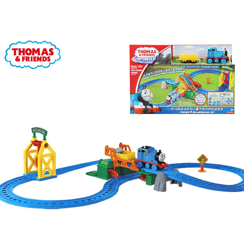 Thomas&Friends Train Toys Electric Series James and Percy Plastic Mini Railway Track Set Funny Accessories Thomas Train Toys - Цвет: DFL91