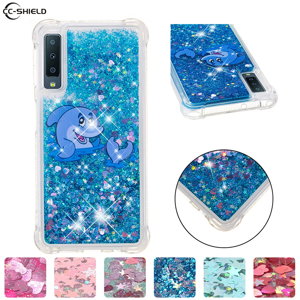 Case for Samsung Galaxy A7 A 7 2018 A750 750 SM-A750FN SM-A750 SM-A750G SM A750FN A750G Quicksand TPU Silicone Phone Cover |