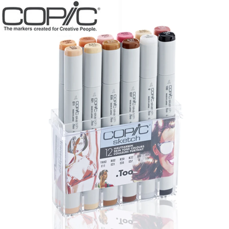 

Copic Markers japan Sketch Skin Tone Basic Set Marker Pens Hautfarben