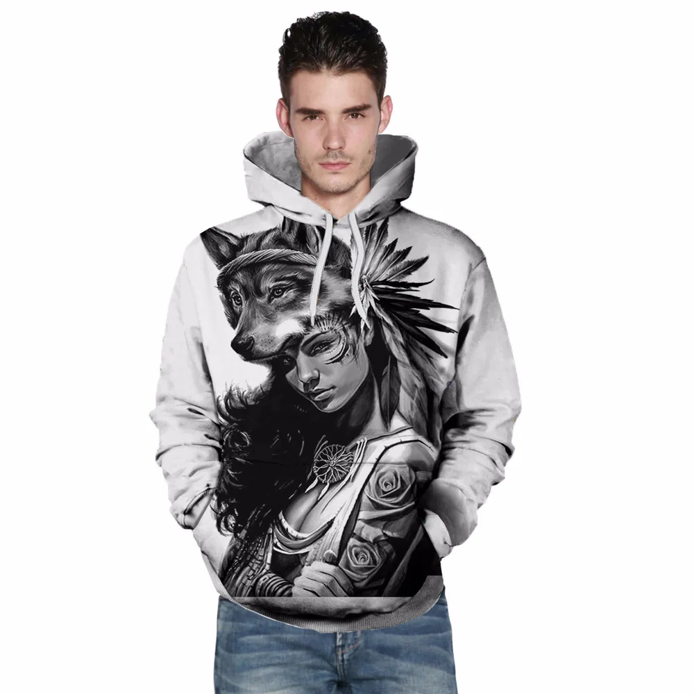 حار بيع الرجال 3D طباعة الذئب هوديي بلوزات أعلى الرجال/النساء أزياء فضفاضة زوجين رياضية المتناثرة الذكور سترة معطف البلوز حار بيع الرجال 3D طباعة الذئب هوديي بلوزات أعلى الرجال/النساء أزياء فضفاضة زوجين رياضية المتناثرة الذكور سترة معطف البلوز