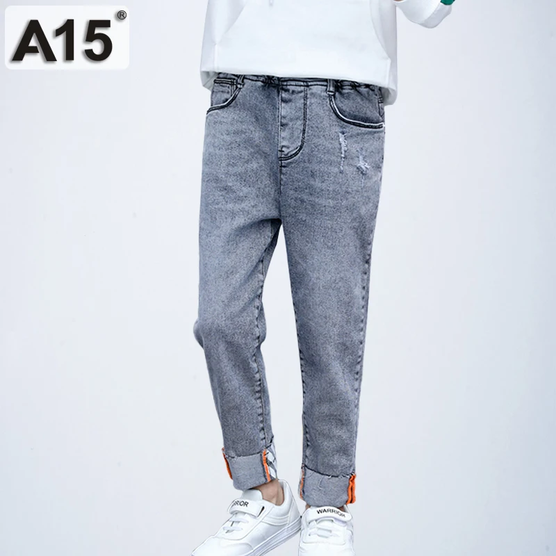 

Children Boys Jeans Long Length Autumn Spring Baby Boy Jeans Pants 2019 Clothes Kids Teen Denim Jeans Trousers Size 8 10 12 Year