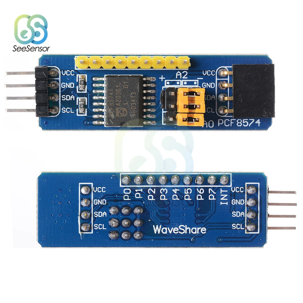 PCF8574 PCF8574T ввода/вывода для I2C Порты и разъёмы Интерфейс Поддержка каскадные Расширенный модуль расширения