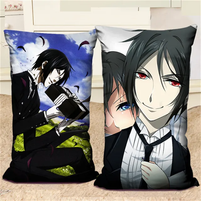 40x60cm black butler anime decorative pillows cartoon cushion soft two sided printed sebastian michael pillow - Black Butler Christmas 40x60cm black butler anime decorative pillows cartoon cushion soft two sided printed sebastian michael pillow - Black Butler Christmas