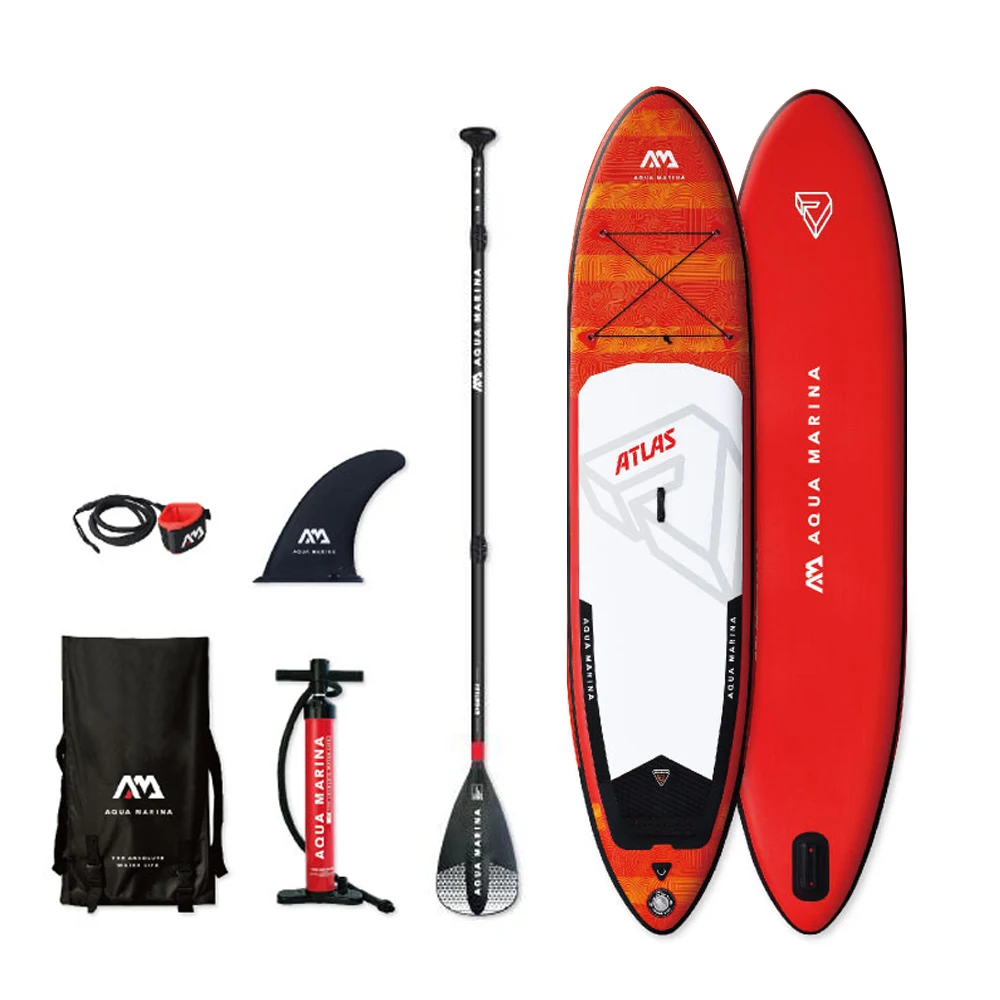 

ATLAS - 3.66m / 15cm SInflatable Sand Up SUP Paddle Board with Carry Backpack / Air Pump / Fin / Safety Rope / Paddle