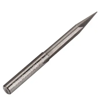 

10pcs 20 Degree 0.6mm Router Bits Engraving Double Flute Straight Slot Sticker Blade