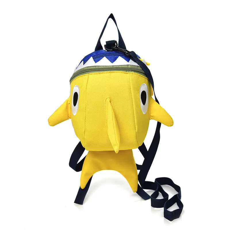 DIOMO الاطفال على ظهره الفتيان والفتيات حقيبة مدرسية هو أفضل هدية لصبي و الفتيات الاطفال حقيبة مدرسية الحيوان القرش طفل على ظهره