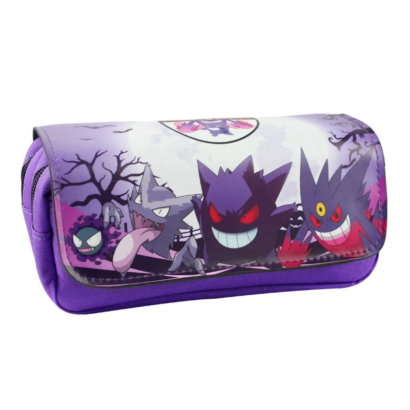 

Pocket Monster Pen Purse Cartoon Animation Pokemon Go Print Pencil Pouch Large Capacity Zipper Stationery Bags Wallets