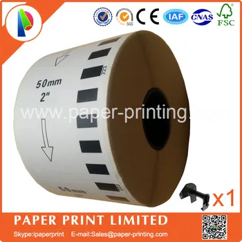 

10 Rolls Brother DK-22223 Compatible Etiketten 50mmx30.48M Continuous Label for QL570 DK-2223 Thermal Sticker