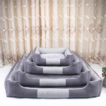 

Plus Waterproof Bottom Pet Bed for Large Dogs Canvas Detachable and Washable Dog Bed Mat Soft Warm Kennel Pet Dog Bedding Sofa