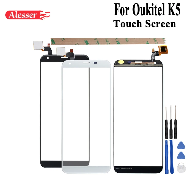 

Alesser For Oukitel K5 Touch Screen Perfect Repair Parts Touch Panel +Tools +Adhesive 5.7 Inch For Oukitel K5 Phone Accessories