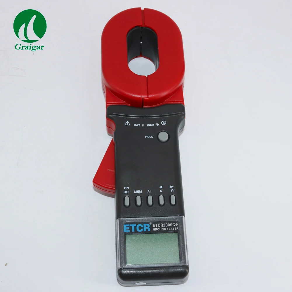 

ETCR2000C+ Clamp Earth Resistance Tester ground / loop resistance measurement