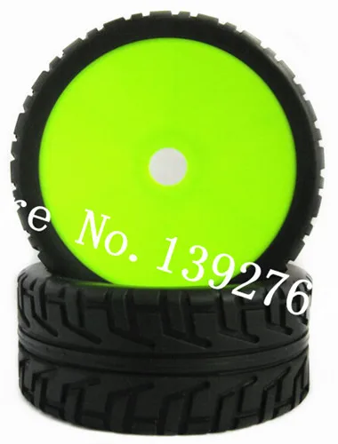 Best Offers 4P RC 1/8 Nitro Buggy Remote Control Car Tire HSP 100*43mm HUB HEX 17mm Rubber Tyre Tires & Wheel Rim Foam Inserts