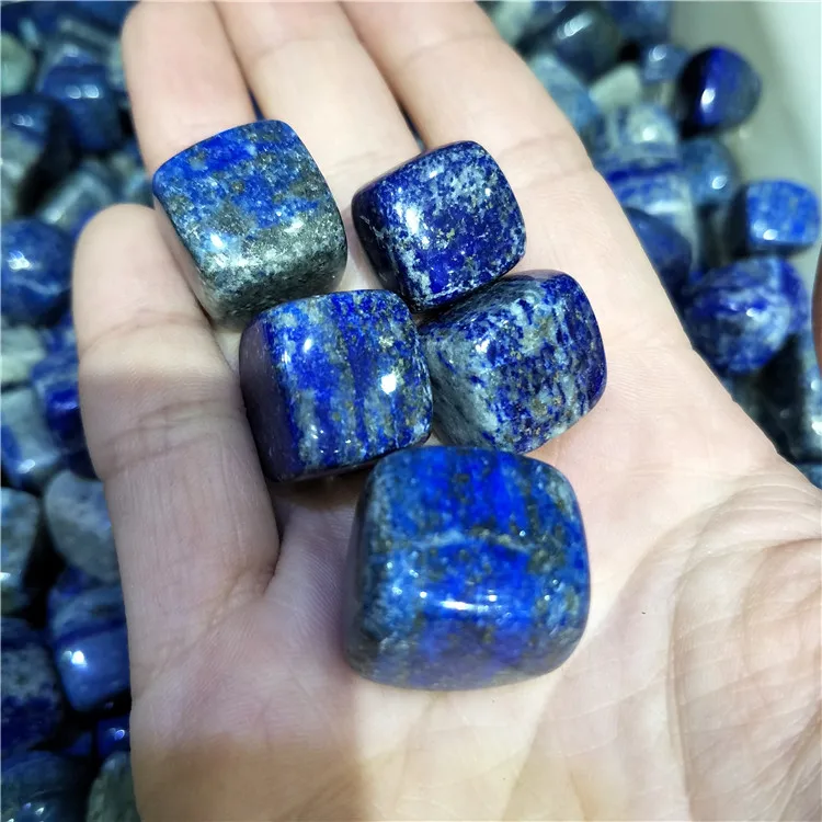 

100g lapis lazulia tumbled stones free form cube for healing crystal grid meditation