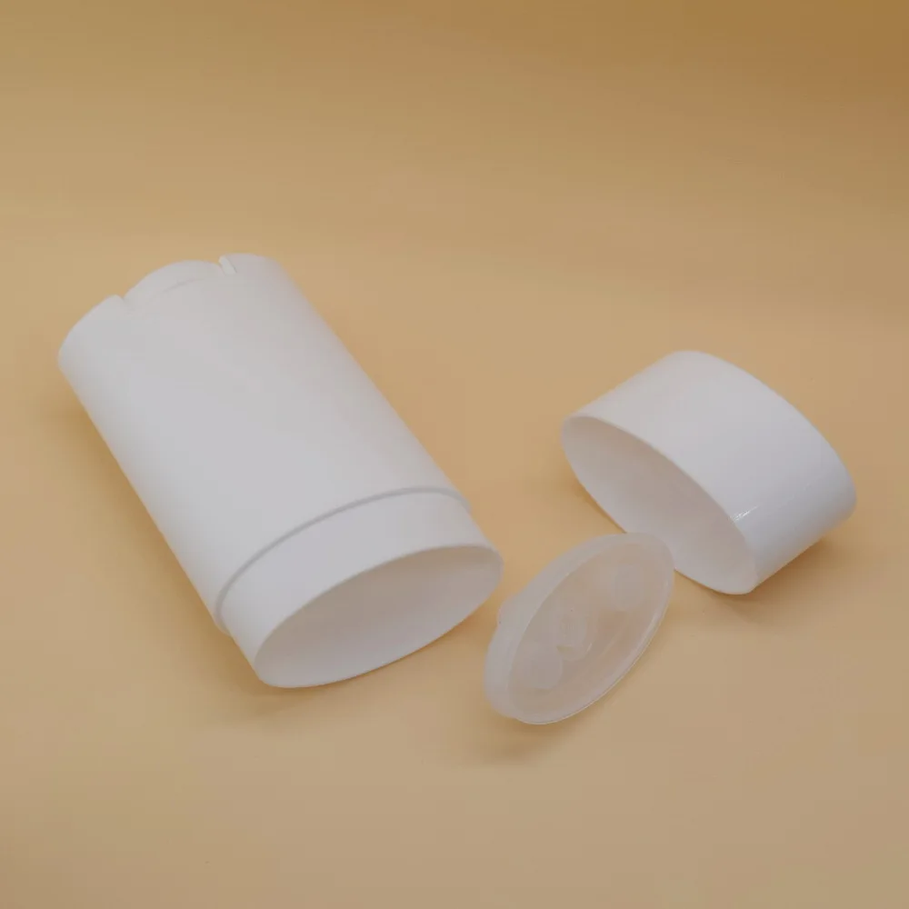 10pcs 2 5 Oz 75ml Deodorant Container Empty Plastic White Twist Up Refillable Tubes for DIY 5
