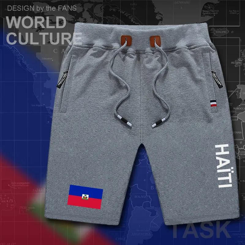 Haitian мужские пляжные шорты для тренировок с карманом на молнии бодибилдинга Hayti