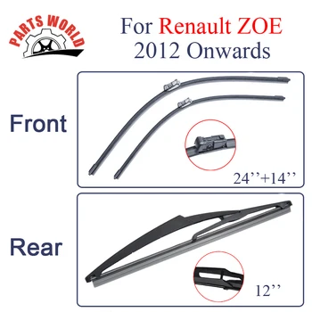 

Group Rubber Windscreen Front And Rear Wiper Blades For Renault ZOE,2012 Onwards,Windshield Wiper Car Accessories
