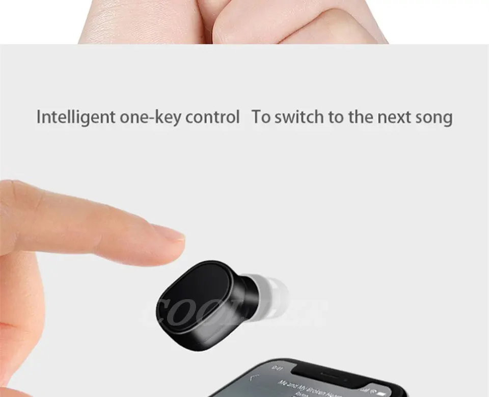 COOLJIER X12 мини Bluetooth гарнитура Портативный беспроводной Bluetooth наушники для iphone 8x7 USB Магнитная Зарядка спортивные наушники