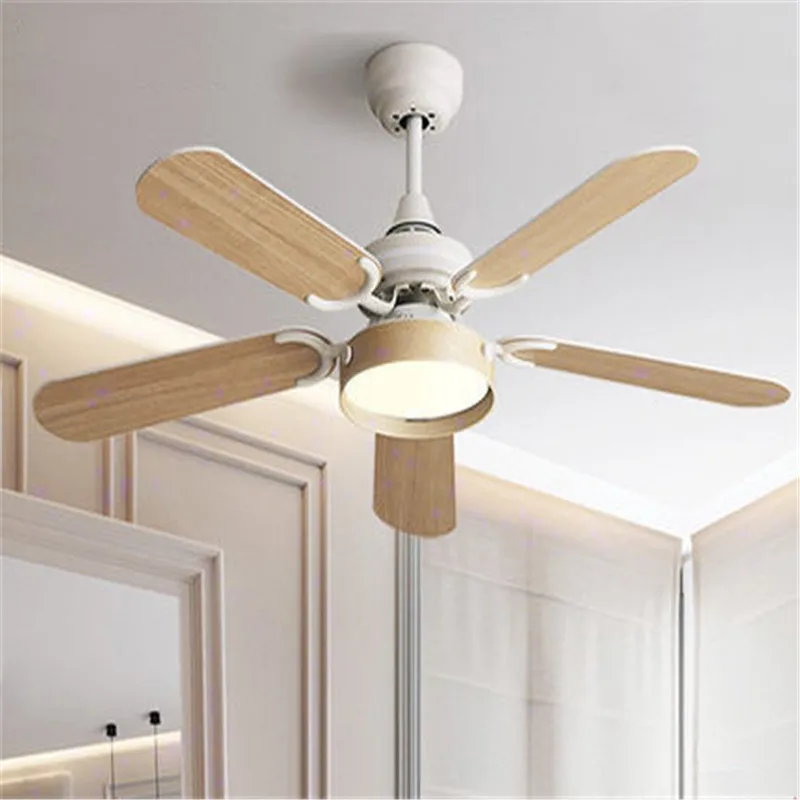 Nordic Loft Retro Wood Ceiling Fan Lamp Fashion Art Design Parlor Restaurant Bedroom Bar Led Indoor Fan Lighting Ceiling Fans Aliexpress