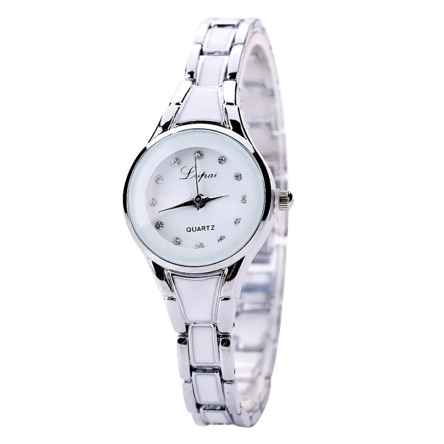 

Womens Watches Luxury Stainless Steel Quartz Clock Watch Women Fashion Bracelet Diamond Dial Wrist Watch Relogio #Zer