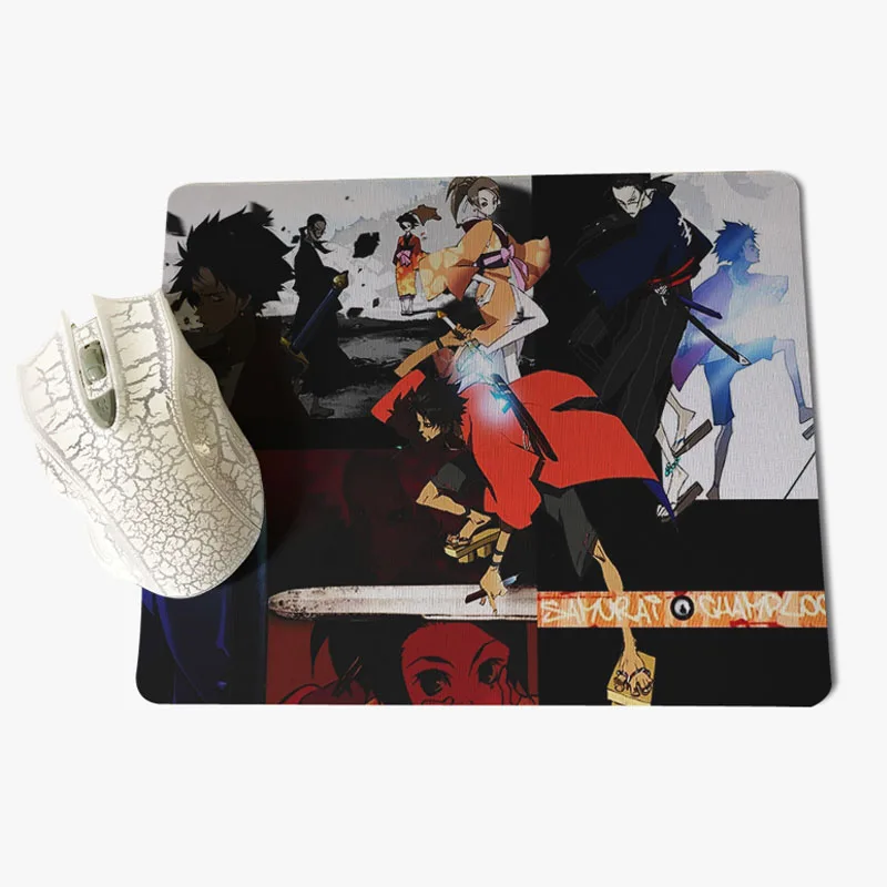 Yinuoda Samurai Champloo, коврик для ноутбука, размер для мыши 18x22x0,2 см, игровые коврики для мыши
