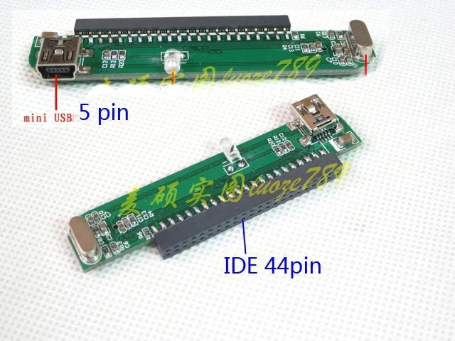 44Pin 44 P IDE PATA Parallel ATA Женский к Mini USB F конвертер адаптер для ноутбука 2.5 &quotHDD жесткий